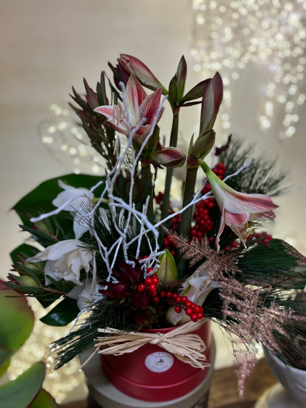 Christmas hat box